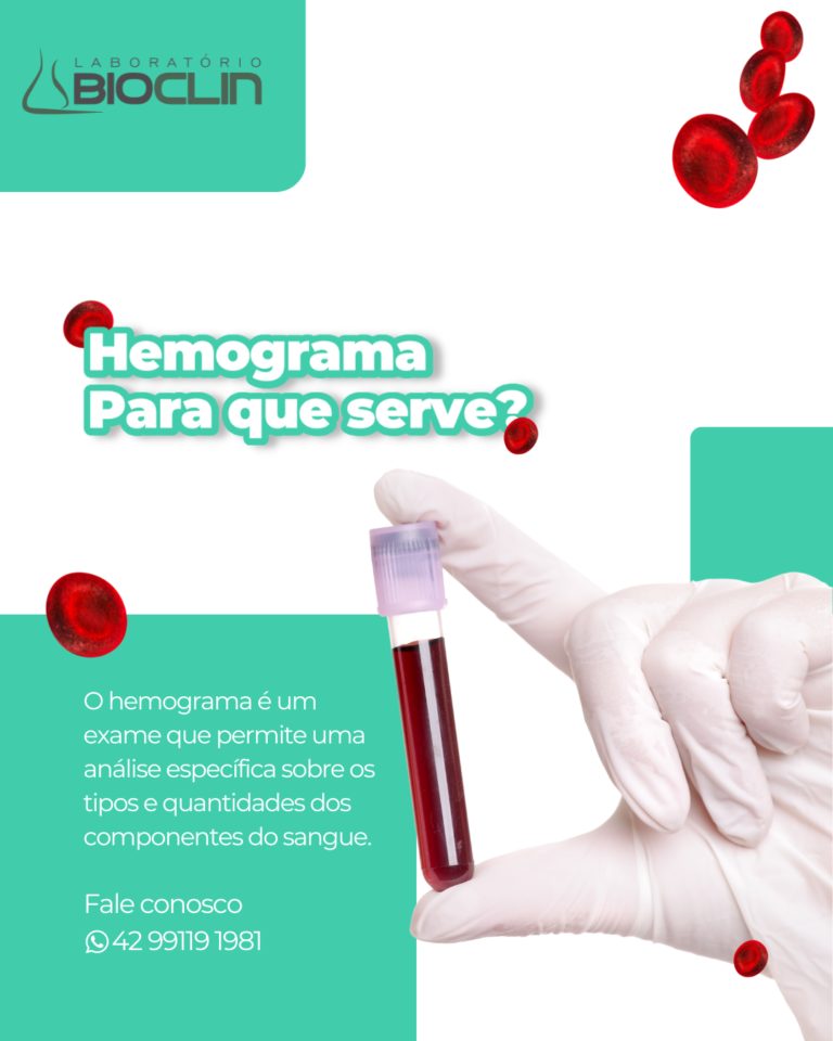 Hemograma Completo Para Que Serve Laborat Rio Bioclin